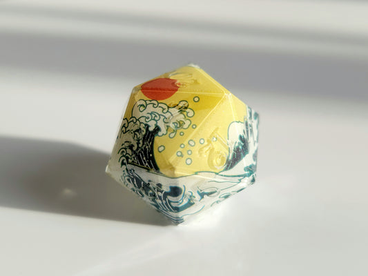 Great Wave (Not Painted )( D20 )