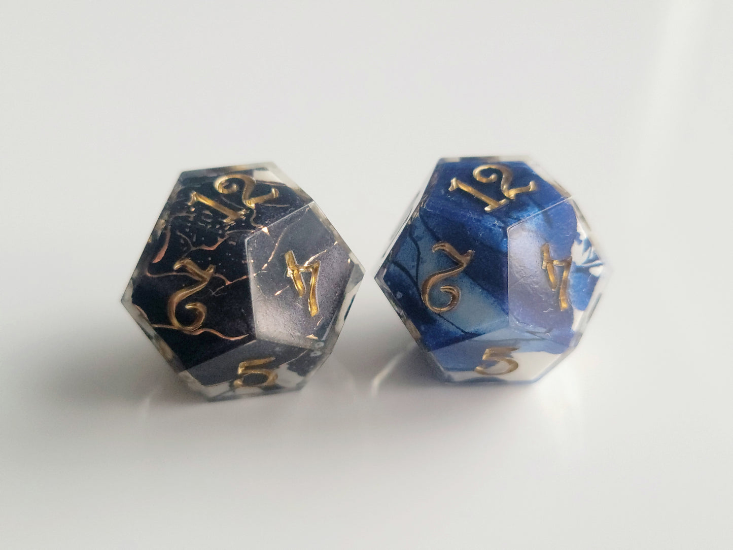Onyx Rose / Lapis Rose ( 2 x D12 )