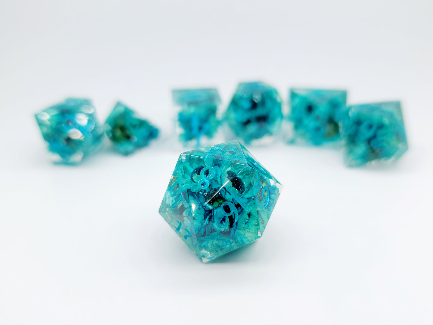 Spring Flowers (Turquoise)