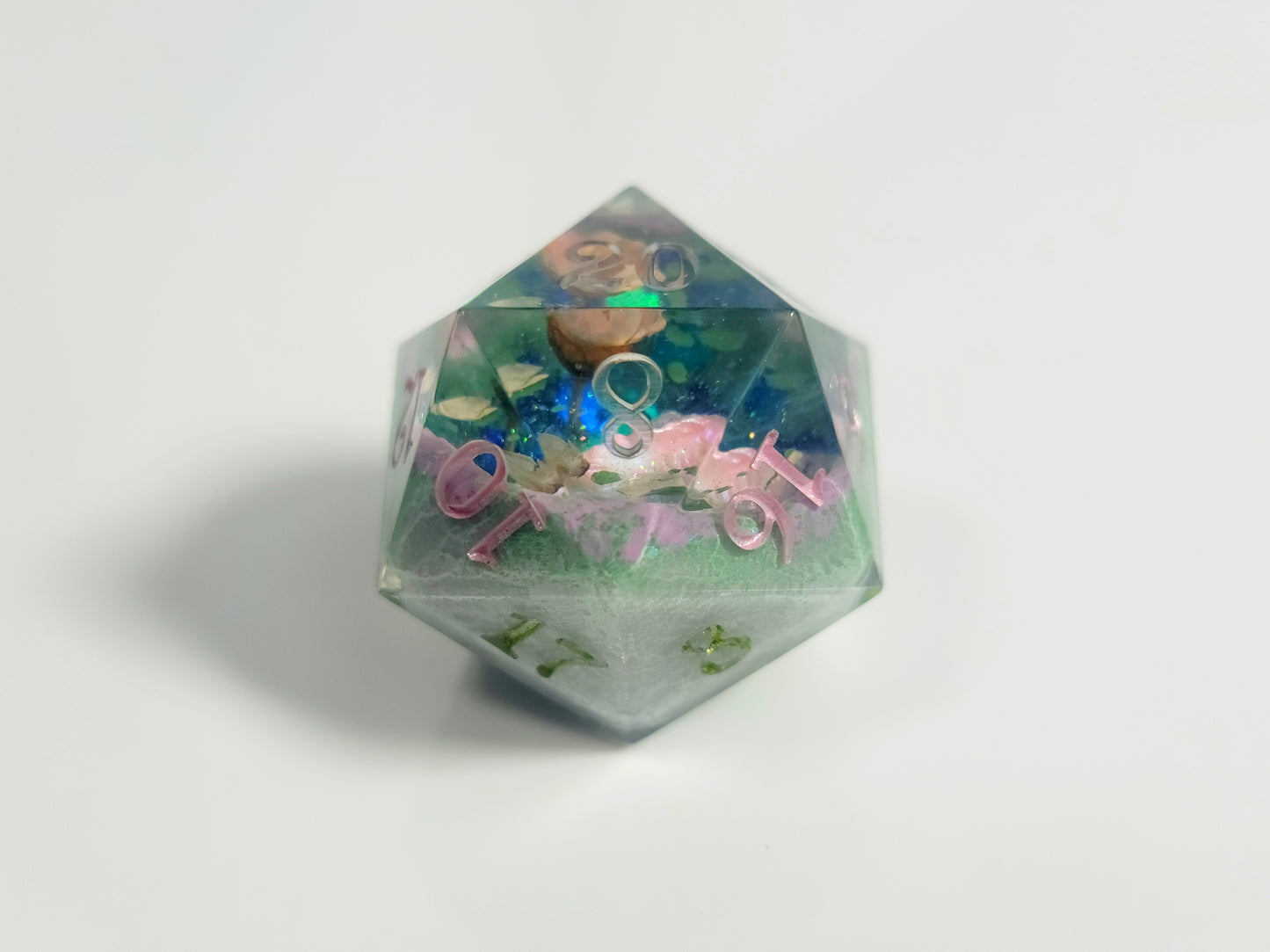 Spring Pond Stone ( Partially Painted D20 )
